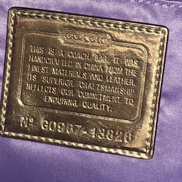 Coach Poppy Op Art Gold and Brown #13826 - Picture 4 of 16